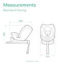 Bebeconfort RevolveFix Plus 360 i-Size, 360 Swivel Car Seat, 0-12 Years, 40-150 cm, ISOFIX Car Seat, Support Leg Installation, 360 Rotation, 8 Recline Positions, 12 Headrest Positions, Full Black - 6