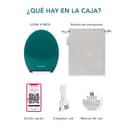 FOREO LUNA 4 MEN cepillo de limpieza facial, piel y barba - Masaje facial reafirmante - Cuidado antiedad - Mejora la absorción de productos de cuidado facial - Uso con app - Carga USB - Impermeable - 5