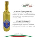 Olio Riviera Ligure DOP extra vergine di olive 100% Taggiasche, lt 0,50 x 2 fasciato oro - 4