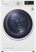 LG RH10V9AV4W Asciugatrice Smart a Carica Frontale 10kg, Serie V9, Classe C, Condensazione con Pompa di calore DUAL Inverter, Eco Hybrid, Condensatore autopulente, Allergy Care, Wi-Fi, Bianca - 1