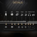 88 Key Folding Piano Keyboard, Semi-Weighted Digital Piano with Bluetooth MIDI, Electric Piano for Beginners, Carrying Case Included - 7