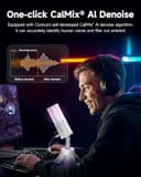 COMICA Ejoy Uni S USB Gaming Mikrofon mit RGB, 48kHz/24Bit, Noise Cancellation Kardioid-Kondensator Microphone mit Mute, Dynamisches Mikrofon für Streaming, Podcast, YouTube, Discord, PC, Mac, PS4/5 - 2