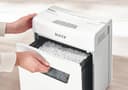 Leitz IQ 3M Premium Shredder P5 for Office and Home, Micro Cut, 3 Sheets, 10 L Waste Bin, Super Quiet/Compact, Protect Series, White, 80930000 - 4