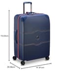 Delsey Chatelet air 2.0, Valigia bauletto rigida, 41,91 x 35,56 x 73,03 cm, Blu - 10