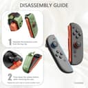 PlayVital Funda Protectora para Nintendo Switch 2 (2025) - Carcasa Rígida Dockable con Soporte Plegable y Tapas para Joysticks, Protector para Switch 2 - Color Sólido Serie (Rosa Sakura) - 9