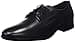 BOSS Mens Colby Derb Leather Derby Shoes with Signature Trims Size 6 Black - 1