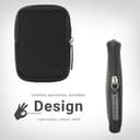 honju Bike Neopren Tasche für TomTom Rider 500/550 / 50 LE (Displayschutz, Schutz vor Kratzern & Schmutz) - schwarz - 2