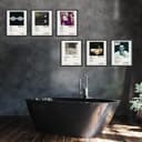 TOBIANG Arctic Poster Monkeys - Póster de lienzo con portada de álbum musical (juego de 6) sin marco: 20 x 30 cm - 6