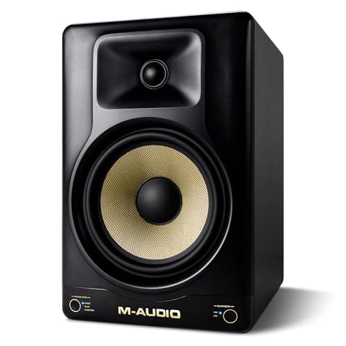 M-AUDIO Forty Eighty - Cassa Monitor da Studio Attiva da 8" per la Produzione e il Mixing, con Accurato Crossover DSP, EQ, App di Controllo e Bluetooth, 150W