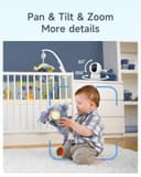 ARENTI 1080P Camara Vigilancia Bebe con Control de 5'' Monitor, 355° PTZ Vigilabebes con Camara con Voz Bidireccional, Detección de Movimiento y Sonido, Visión Nocturna, Sensor Temperatura, Modo VOX - 2