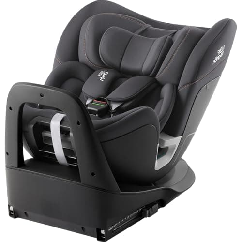 BRITAX RÖMER Kindersitz Britax Römer RIDER, für Kinder von 40-125 cm (i-Size) mit ISOFIX und Stützbein, Geburt - 7 Jahre, Midnight Grey