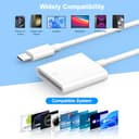 [Apple MFi Certified] USB C SD Card Reader for iPhone 17 16, USB Type C to SD Card Adapter Trail Game Camera Viewer Memory Card Reader for iPhone 17/17 Pro/17 Pro Max/Air/16/16 Pro Max/15/15 Pro Max - 4