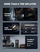 AstroAI Auto Luftpumpe Elektrisch Luftkompressor Digital Tragbar Air Compressor, LCD Bildschirm 12V DC Verpackung für Auto, Fahrrad, Motorrad, Ball usw - 8