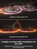 EUREKA J15 Pro Ultra Robot Aspirapolvere Lavapavimenti, Aspirapolvere Robot Potente Aspirazione 16200Pa, Lavaggio Mocio ad Acqua Calda a 75℃, Mappatura con AI, Stazione Autopulizia/autopulente - 6