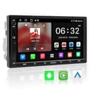 ATOTOZONE A5L Autoradio 2 Din Android, 7" Stereo auto bluetooth con schermo, 2G+32G, CarPlay Android Auto Wireless, Tethering via WiFi/BT/USB, MirrorLink, 24B-EQ DSP, FM/RDS/GPS/SWC,Chat AI - 1