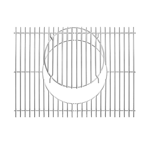GFTIME 44.5 cm Stainless Steel Cooking Grates 7638 for Weber Spirit I II 300 Series, Spirit E/S-310, 320, 330, Spirit 700, Weber SmokeFire EX4/EX6, Genesis Silver/Gold/Platinum B/C, Genesis 1000-3500,