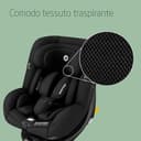 Maxi-Cosi Mica 360 S Comfort, Tessuti Traspiranti, Seggiolino Auto Girevole 360, 0-4 Anni (40-105 cm), Rotazione FlexiSpin, 5 Posizioni Reclinate, Protezione G-CELL, Ganci per Cinture, Authentic Black - 6