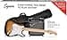 Squier by Fender Sonic Stratocaster Electric Guitar Pack, Maple Fingerboard in 2 Colour Sunburst, Gig Bag, Squier Frontman 10W Guitar Amp, Picks, Strap, Cable, Comes with Free Virtual Lessons - 2