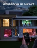 Lepro T1 AI Plafón LED Techo Inteligente, Lámpara Techo 24W 1800LM, Luz RGB y Blanca Regulable, Control de Voz, Sync Música, Funciona con Alexa, Google Home, Diseñador de Iluminación AI Personalizado - 11