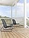 Keter Lounge Rio Patio Set, Set Arredo da Esterno con 2 Sedie e Tavolino, Grafite - 5