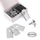 45 x Cuchillas Titanio y tornillos Husqvarna Automower Cuchilla universales Robot cortacésped Cuchillas Repuesto para robot Yardforce Gardena 105 310 315 320 420 430x r40i - 8