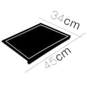 DAMDAM GO Tabla de Cortar de Bambú 45x34 cm – Gruesa, Antideslizante y con Ranura Antigoteo – Duradera y Multifuncional para Carne, Verduras y Cocina Diaria - 5