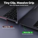 Soonjet for MacBook Pro 14 inch Case 2026 2025-2021 | M5 M4 M3 M2 M1 Pro/Max | 100% Match Official Color | Protective Hard Shell Laptop Cover | Space Black Clear - 9