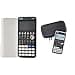 Casio FX-CG50 Graphing Calculator with High-Resolution Colour Display (Cardboard Packaging) + Protective Case for Graphing Calculator Black Carbon Design with Inner Pocket for Accessories - 1