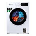 Samsung Lavatrice Front Slim WW80FG3M05AW/ET, 8 Kg, Display LED, Vapore Igienizzante, Carica Frontale, Corpo: Bianco, Oblò e Display: Nero, 59,5l x 85h x 48p cm - 1