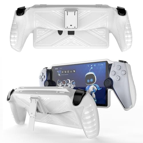 Lemxiee Funda para PlayStation Portal Cover,Ultrafino Ultraligero Antideslizante Silicona Case con Soporte para PlayStation Portal Funda
