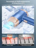 Epilatore Luce Pulsata con Funzione di Raffreddamento a Ghiaccio, Schermo LCD Touch,Modalità di Scorrimento Automatico, Epilatore a Luce Pulsata per Donne e Uomini,Viso, Ascelle, Bikini,Corpo - 2