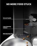 PETKIT Automatic Cat Feeder, 2.4GHz Auto Cat Feeder with App Control 3L, Low Food & Blockage Sensor, 304 Stainless Steel Bowl, Fresh Lock Technology,1-30 Meals/Day Anti-Clog Pet Feeder, White - 8