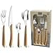 Amefa Eclat Set 24 Cubiertos Mango Madera 14-8-25cm - 1