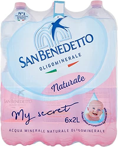 12x San Benedetto Acqua Minerale Naturale Natural Mineral Water 2Lt Italian Water