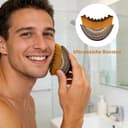 2 Pezzi Spazzola viso per il Contorno linfatico, Spazzola viso a Secco, Strumento Massaggiatore per Scolpire il Viso, Si Adatta Alla Pelle con Precisione e Allevia la Stanchezza, Mento e Mascella - 5