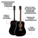 Fender CD-60S Dreadnought Acoustic Guitar, Walnut Fingerboard, Black, Comes with Free Virtual Lessons - 2
