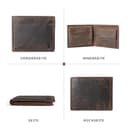 Berliner Bags Vintage Geldbörse Peter, Portmonee aus Leder, Geldbeutel mit TÜV-geprüftem RFID-Schutz, für Herren – Braun - 7