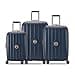 DELSEY PARIS St. Tropez Hardside Expandable Luggage with Spinner Wheels, Navy, Checked-Medium 24 Inch, St. Tropez Hardside Expandable Luggage with Spinner Wheels - 1