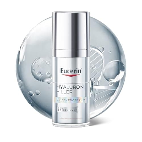 Eucerin Hyaluron-Filler Epigenetic Serum (30 ml), sérum antiedad que corrige los 10 signos del envejecimiento, con Ácido Hialurónico y Epicelline para un aspecto más joven que tu edad real