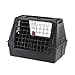 Ferplast Atlas CAR 80 Scenic Dog Crate Extra Ventilation Storage Compartment Double Sliding Opening with Safety Hook Drip Mat L 82 x W 51 x H 61 cm - Max 20 kg - 1