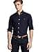 Ralph Lauren Polo Camicia Oxford Uomo Blu Navy Custom Slim Fit 710772290 (IT, Testo, L, Regular, Regular) - 1
