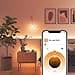 Nanoleaf Essentials B22 LED Bulb, RGBW Dimmable Smart Bulb - Thread & Bluetooth Colour Changing Light Bulb, Works with Google Assistant Apple Homekit, for Room Decor & Gaming - 4