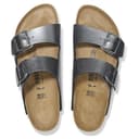 BIRKENSTOCK Women's Arizona Eva Mules, Metallic Black N, 5 UK - 2