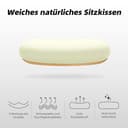 Daccormax Bürostuhl Ergonomisch, Schreibtischstuhl mit Verstellbarer Kopfstütze, Armlehnen, Lendenwirbelstütze, Drehstuhl Wippfunktion bis 135°, Chefsessel aus Mesh,Rückenschonend, Bürostuhl 150kg - 8