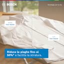 Bosch WRB247C0IT Serie 8 Asciugatrice smart a pompa di calore, 9 kg, Classe energetica A, Condensatore autopulente, Sensori di asciugatura intelligenti, Riduce le pieghe, Bianco, 60 Cm - 6