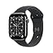 Apple Watch Series 11 GPS + Cellular 46 mm Smartwatch with Titanium Case in Slate and Sports Strap in Black (M/L), Sleep Index, Fitness Tracker, Health Monitoring, Always-On Display - 1