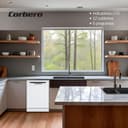 Corbero - Lavavajillas Plus 60 cm | CLVM605W | 12 Servicios| 6 Programas | 4 temperatura | Display LED | Inicio Diferido | Media Carga | Inicio - Pausa | Blanco - 6