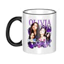 LANIPASTUA Hochwertige Rodrigo Singer Music Olivia Keramiktasse Seitenfarbe Kaffeebecher Ergonomisches Design Stabil und Stylisch Ideal für Zuhause und Büro - 1