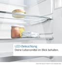 Bosch Serie 4, Freistehende Kühl-Gefrier-Kombination mit Gefrierbereich unten, 186 x 60 cm, Metall-Optik, Total No Frost, KGN362LAF - 19