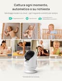 Dr.Care VistaView Baby Monitor WiFi Con Sostegno, 5”1080P Schermo Diviso & 2K/3MP Telecamera, APP Mobile, 5000mAh Batteria, HD Visione Notturna, Allarmi Pianto e Movimento, Audio Bidirezionale, 390m - 7